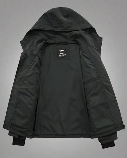 Versatile Multi-Pocket Tech Jacket -  black jacket - Functional Multi-Pocket Tech Jacket for Everyday Use - View 3
