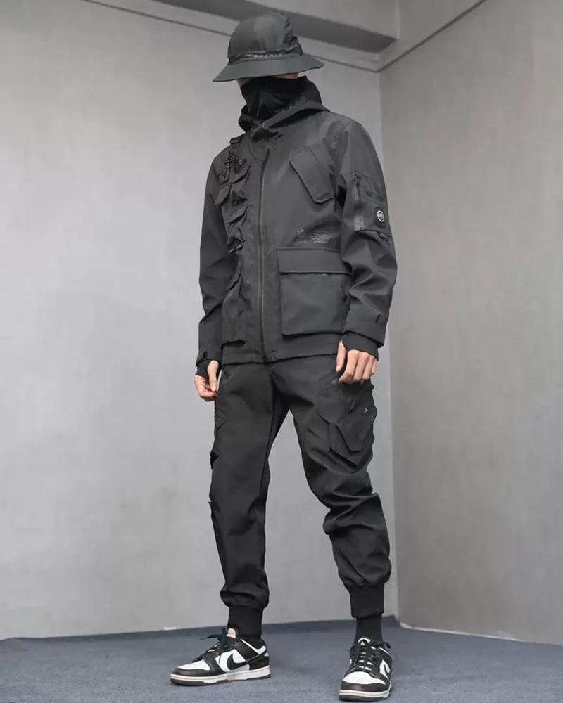 Versatile Multi-Pocket Tech Jacket -  everyday wear - Functional Multi-Pocket Tech Jacket for Everyday Use - View 5