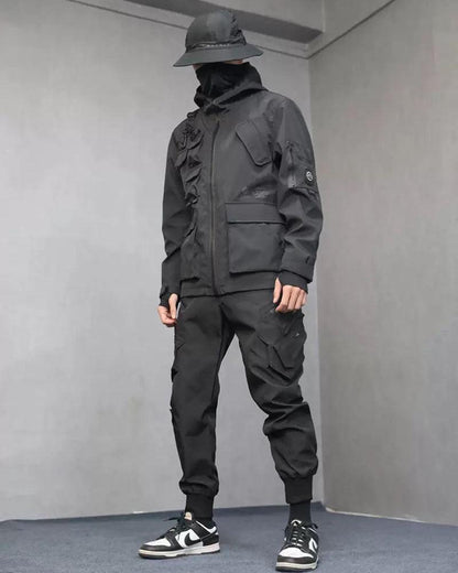 Versatile Multi-Pocket Tech Jacket -  everyday wear - Functional Multi-Pocket Tech Jacket for Everyday Use - View 5
