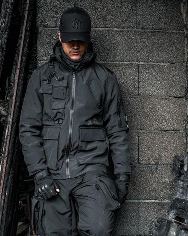 Versatile Multi-Pocket Tech Jacket -  functional jacket - Functional Multi-Pocket Tech Jacket for Everyday Use - View 6