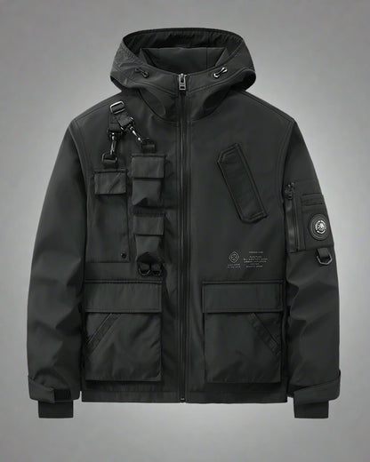 Versatile Multi-Pocket Tech Jacket - tech jacket - Functional Multi-Pocket Tech Jacket for Everyday Use - Main view