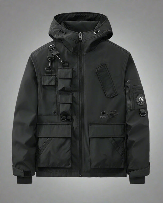 Versatile Multi-Pocket Tech Jacket - tech jacket - Functional Multi-Pocket Tech Jacket for Everyday Use - Main view
