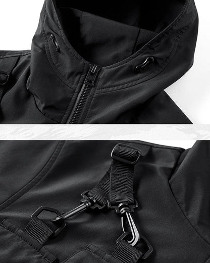 Versatile Multi-Pocket Tech Jacket - tech jacket - Functional Multi-Pocket Tech Jacket for Everyday Use - View 9