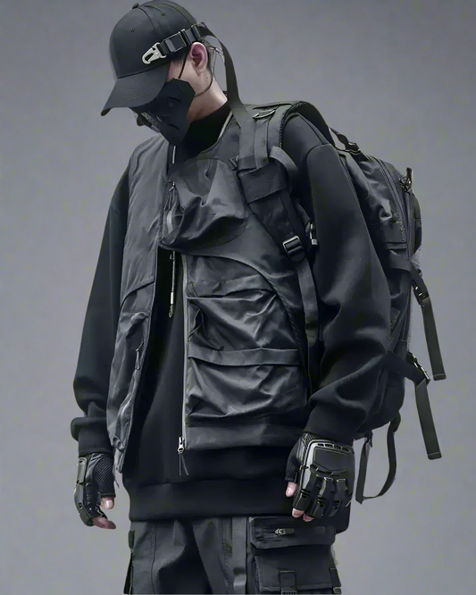 Versatile Multi-Pocket Winter Vest - tactical winter vest - Multi-Pocket Winter Vest for Stylish Functionality - Main view