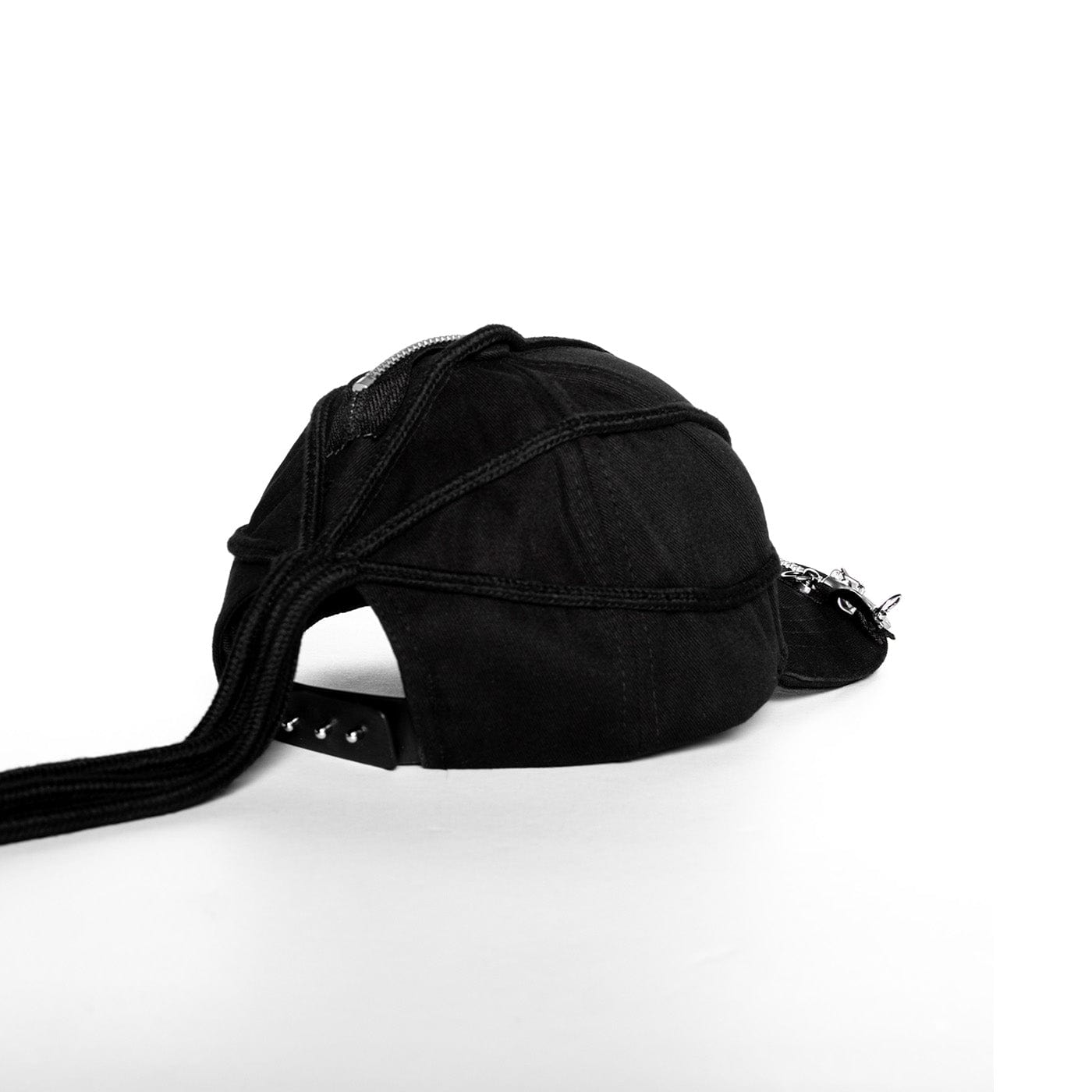 Versatile Multi-Zipper Dreadlock Cap -  baseball cap - Unique Multi-Zipper Dreadlock Cap for Style and Comfort - View 3