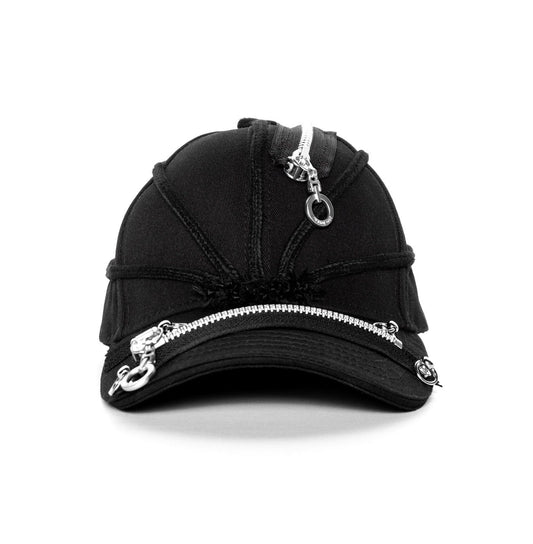 Versatile Multi-Zipper Dreadlock Cap - dreadlock cap - Unique Multi-Zipper Dreadlock Cap for Style and Comfort - Main view