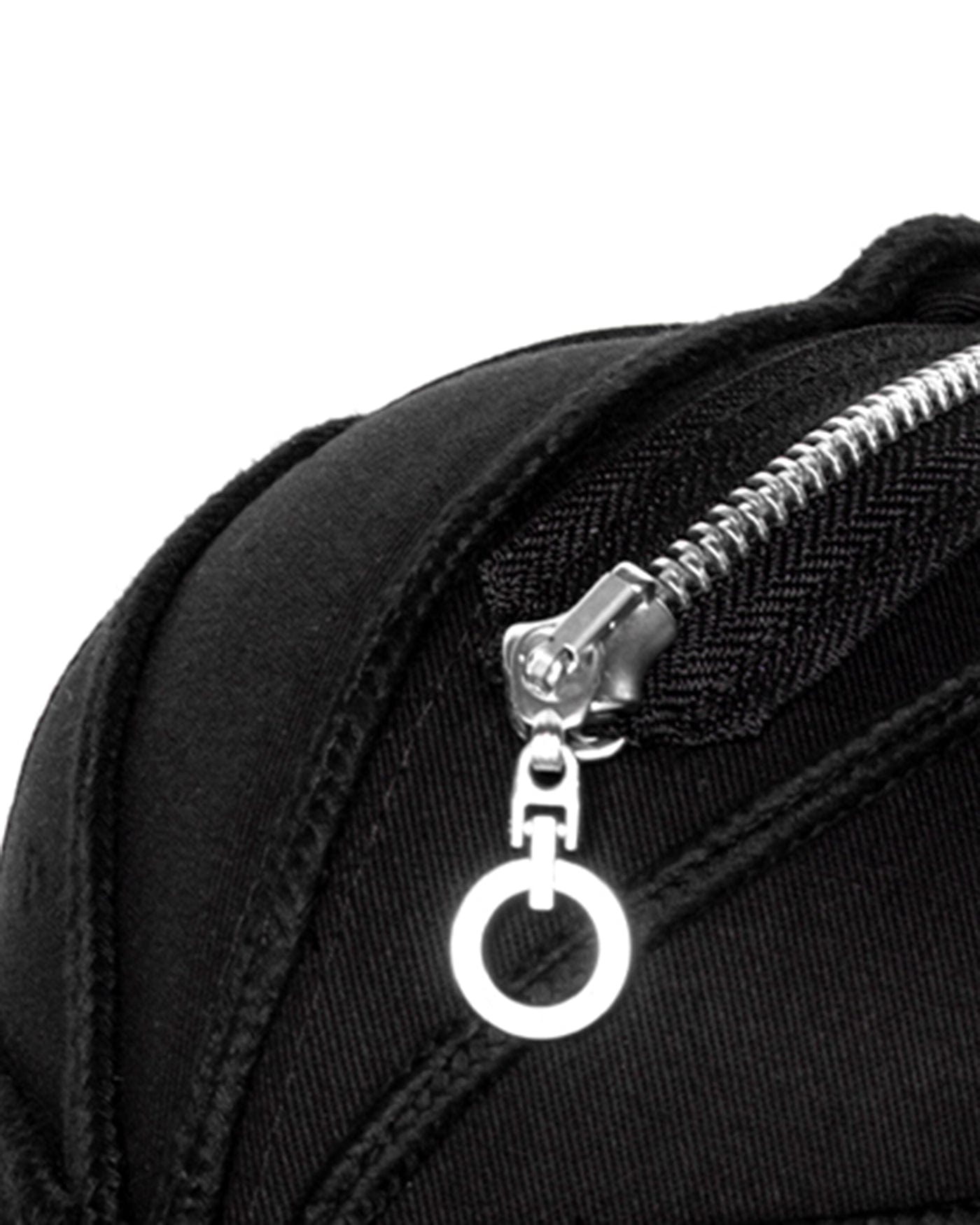 Versatile Multi-Zipper Dreadlock Cap -  stylish streetwear cap - Unique Multi-Zipper Dreadlock Cap for Style and Comfort - View 7