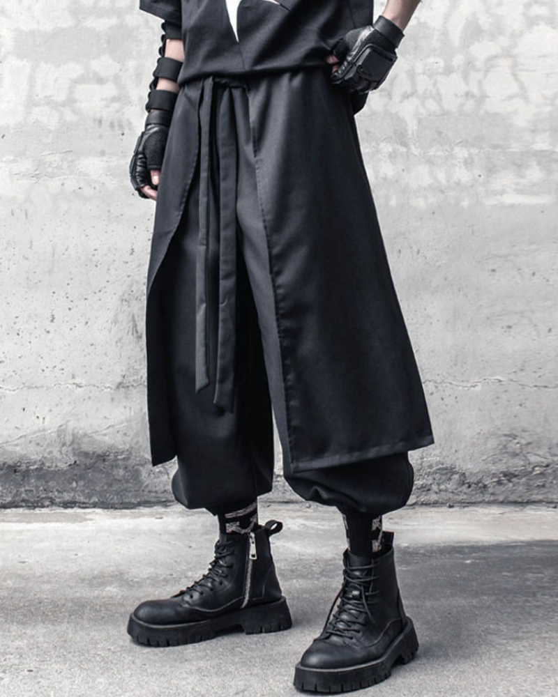 Versatile Ninja Two-Piece Pants -  japanese fashion - Ninja Two-Piece Pants with Traditional Japanese Design - View 5