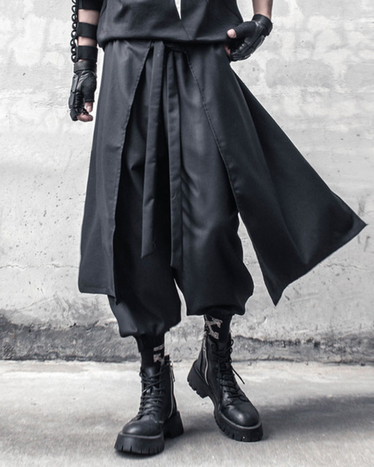 Versatile Ninja Two-Piece Pants - ninja pants - Ninja Two-Piece Pants with Traditional Japanese Design - Main view