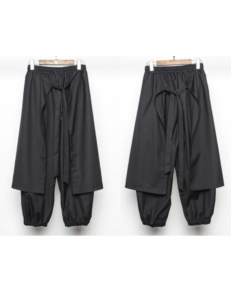 Versatile Ninja Two-Piece Pants -  techwear pants - Ninja Two-Piece Pants with Traditional Japanese Design - View 7