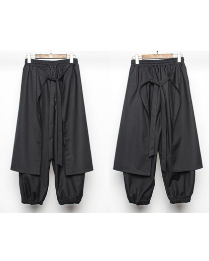 Versatile Ninja Two-Piece Pants -  techwear pants - Ninja Two-Piece Pants with Traditional Japanese Design - View 7