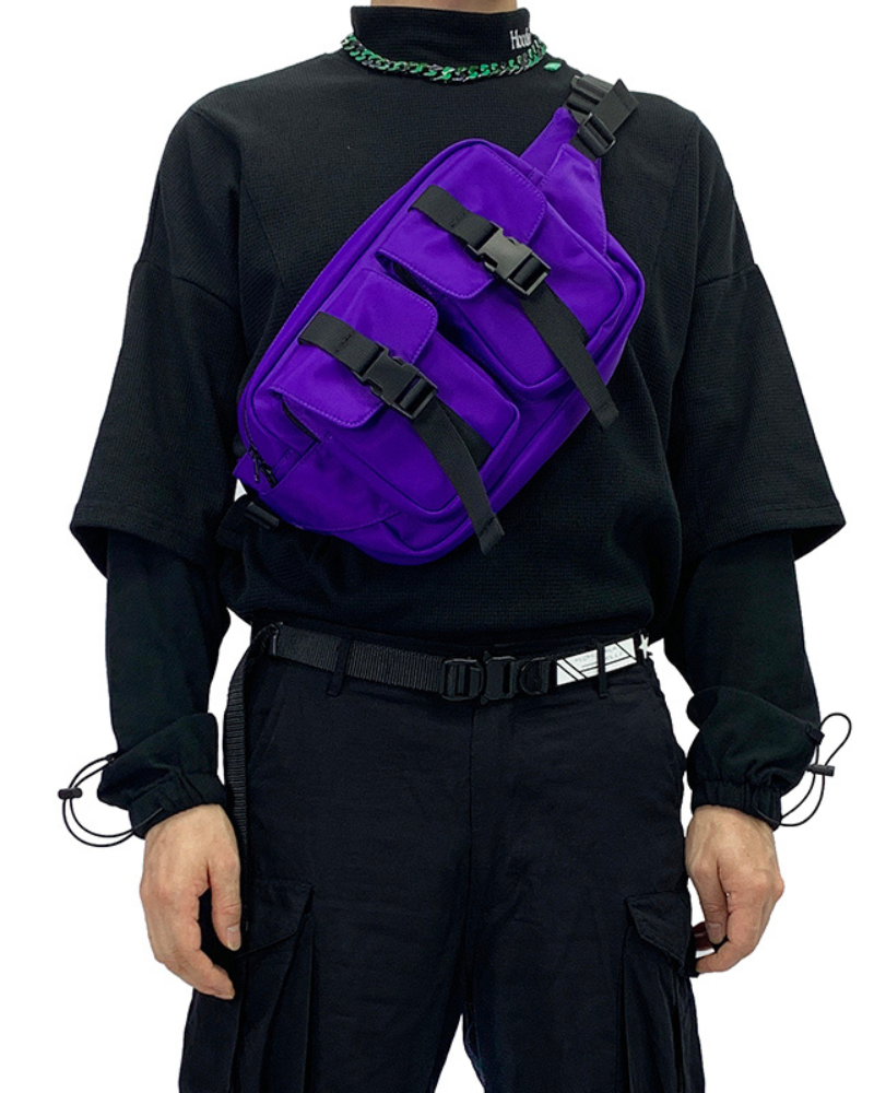 Versatile Nylon Sling Bag - flexible carrying options - Versatile Nylon Sling Bag for Daily Adventures - View 8