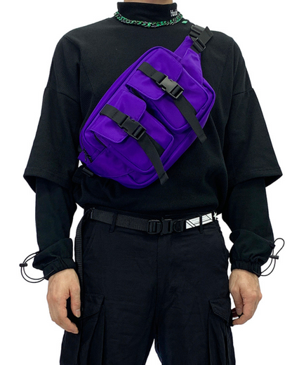 Versatile Nylon Sling Bag - flexible carrying options - Versatile Nylon Sling Bag for Daily Adventures - View 8