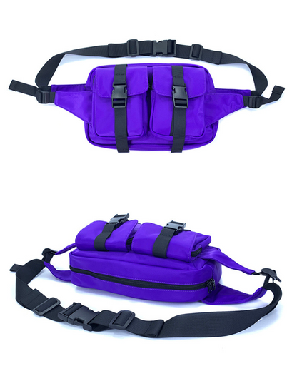 Versatile Nylon Sling Bag -  techwear accessories - Versatile Nylon Sling Bag for Daily Adventures - View 13