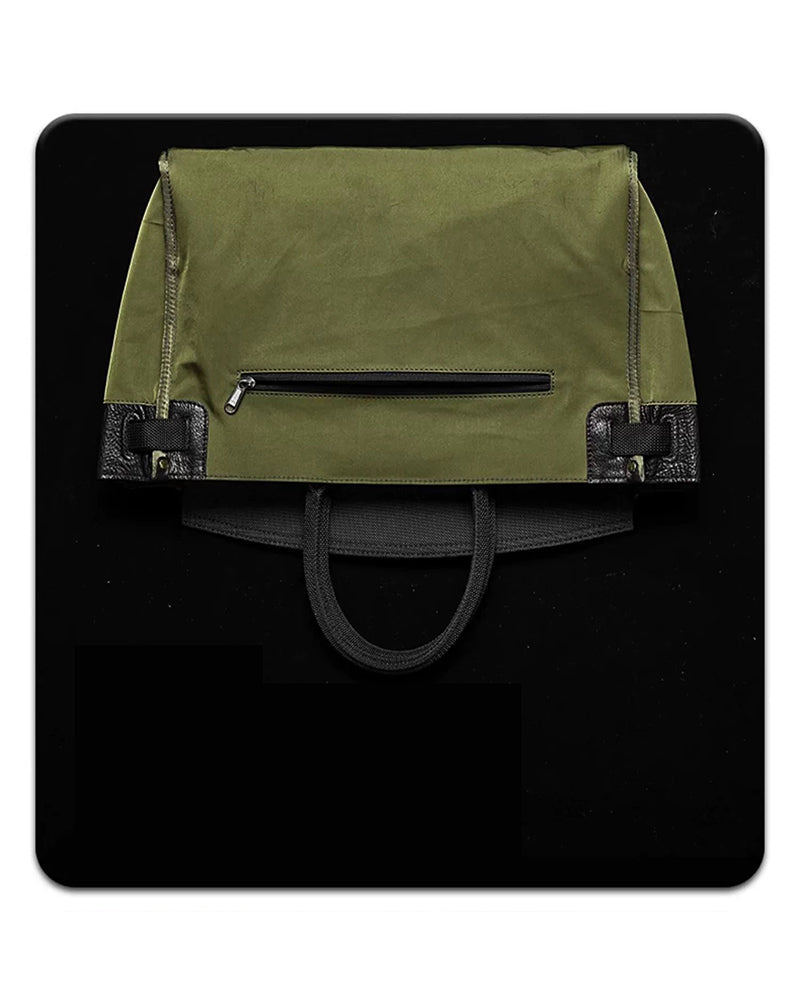 Versatile Nylon Tech Messenger Bag -  streetwear bag - Soft Nylon Tech Messenger Bag for Streetwear Style - View 12