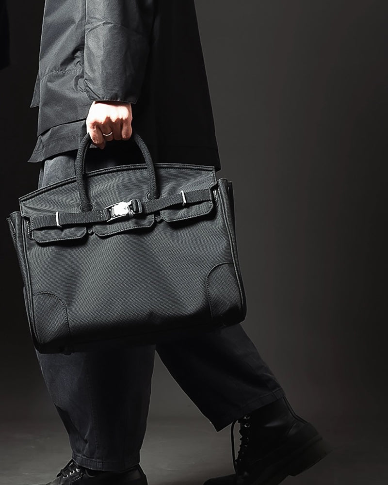 Versatile Nylon Tech Messenger Bag -  streetwear accessories - Soft Nylon Tech Messenger Bag for Streetwear Style - View 4