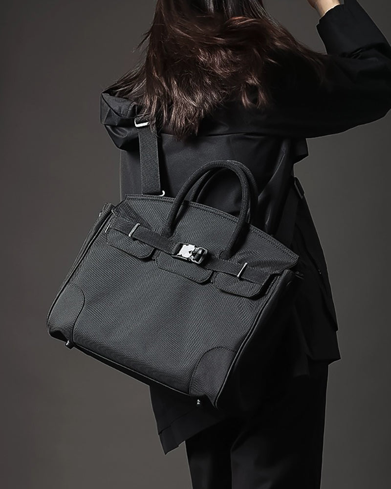 Versatile Nylon Tech Messenger Bag -  streetwear bag - Soft Nylon Tech Messenger Bag for Streetwear Style - View 5