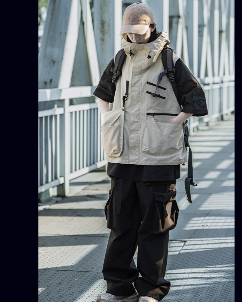Versatile Outdoor Pocket Vest - pocket vest - Functional Detachable Pocket Vest for Winter Adventures - View 11