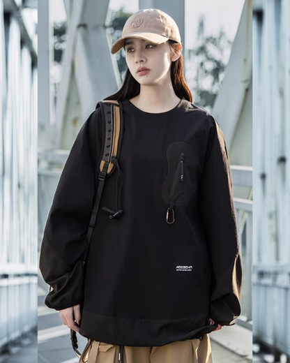Versatile Outdoor Sport Sweatshirt -  cotton spandex blend - Versatile Outdoor Sports Sweatshirt for All Activities - View 4