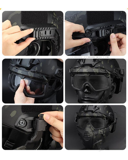 Versatile Outdoor Tactical Face Mask -  all-weather mask - Multi-Dimensional Tactical Face Mask for Outdoor Activities - View 10