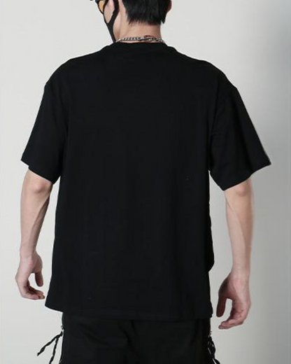 Versatile Patchwork Cargo Tee -  outdoor wear - Stylish Patchwork Cargo Tee for Urban Adventures - View 4
