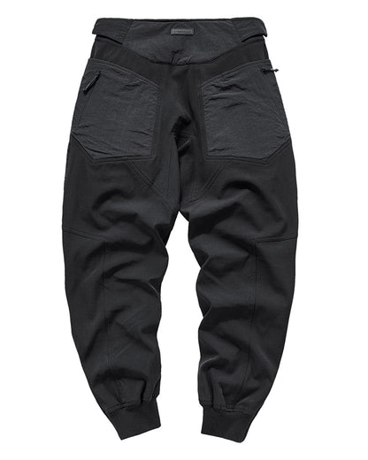 Versatile Patchwork Tech Joggers -  men's joggers - Versatile Patchwork Tech Joggers for Urban Style - View 4