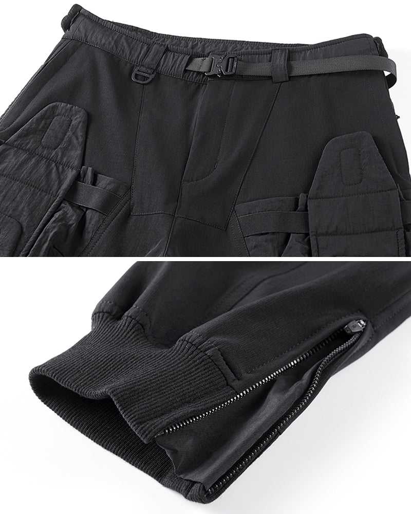 Versatile Patchwork Tech Joggers -  streetwear - Versatile Patchwork Tech Joggers for Urban Style - View 6