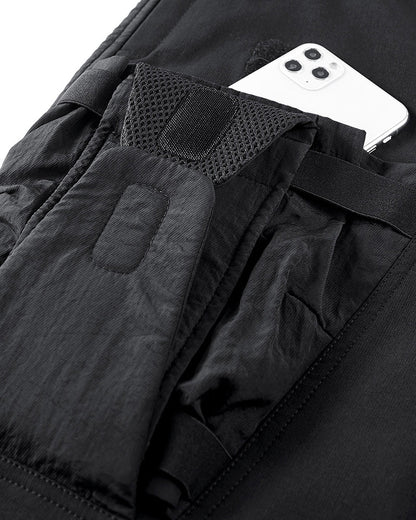 Versatile Patchwork Tech Joggers -  urban style - Versatile Patchwork Tech Joggers for Urban Style - View 8