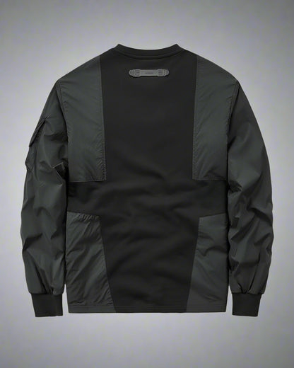 Versatile Patchwork Tech Pullover - techwear - Stylish Patchwork Tech Pullover for Urban Lifestyle - View 2