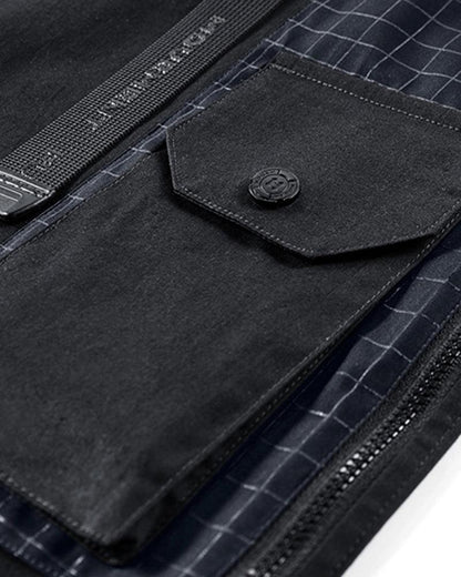 Versatile Patchwork Techwear Shirt -  patchwork shirt - Futuristic Patchwork Techwear Shirt for Urban Style - View 5