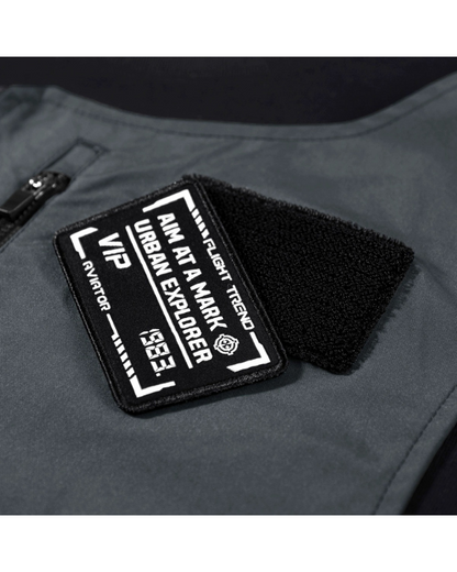 Versatile Pocket Tech T-Shirt -  form-fitting silhouette - Versatile Black Tactical T-Shirt with Pockets - View 5