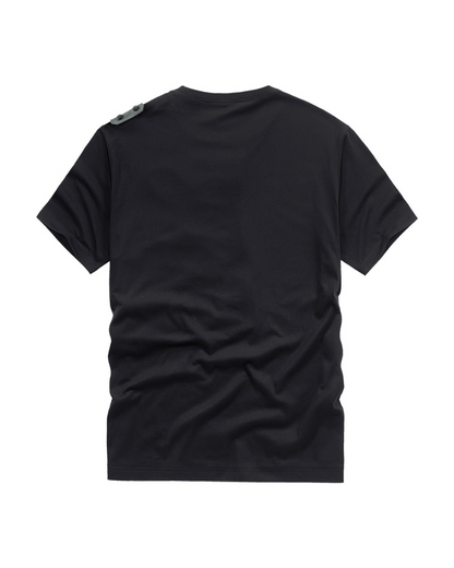 Versatile Pocket Tech T-Shirt - tech t-shirt - Versatile Black Tactical T-Shirt with Pockets - View 3