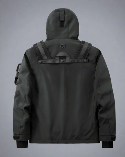 Versatile Pocketed Cargo Hoodie -  comfortable fit hoodie - Comfortable Pocketed Cargo Hoodie for Everyday Wear - View 4