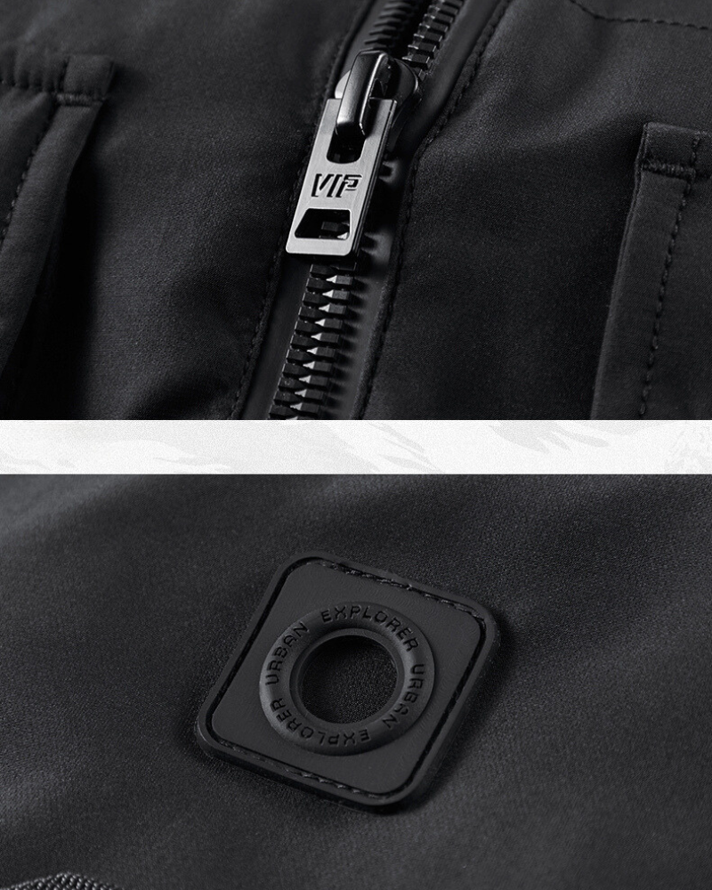 Versatile Pocketed Cargo Hoodie -  techwear jacket - Comfortable Pocketed Cargo Hoodie for Everyday Wear - View 7