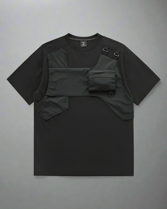 Versatile Pocketed Tech T-Shirt - tech t-shirt - Versatile Pocketed Tech T-Shirt for Everyday Comfort - Main view
