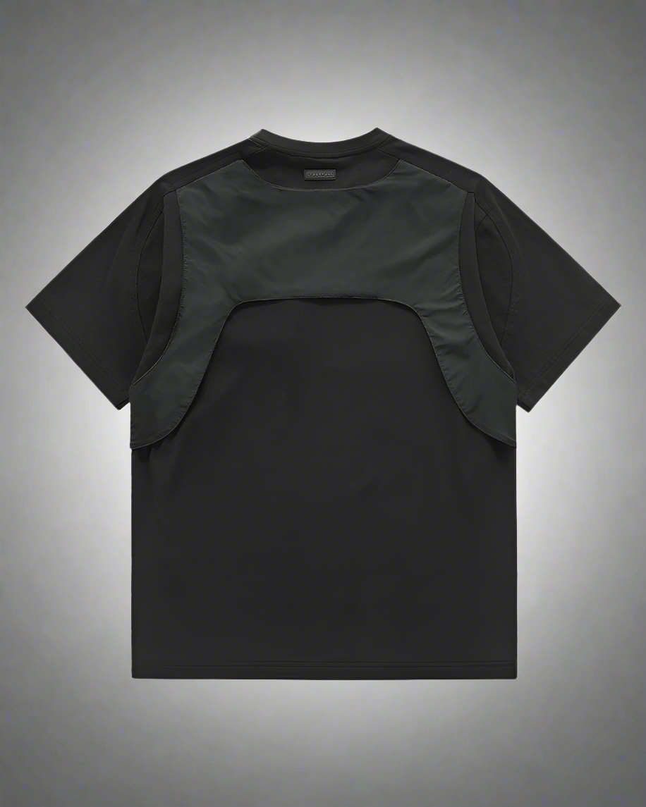 Versatile Pocketed Tech T-Shirt - techwear aesthetics - Versatile Pocketed Tech T-Shirt for Everyday Comfort - View 2