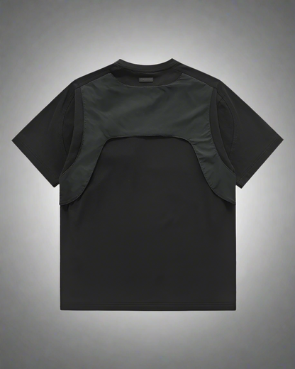 Versatile Pocketed Tech T-Shirt - techwear aesthetics - Versatile Pocketed Tech T-Shirt for Everyday Comfort - View 2