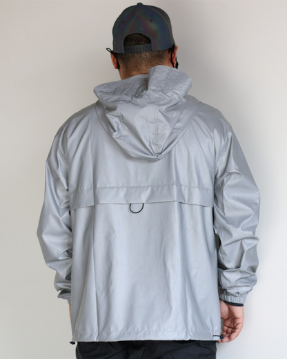 Versatile Reflective Hooded Jacket -  urban style - Reflective Hooded Jacket for Modern Urban Fashion - View 7