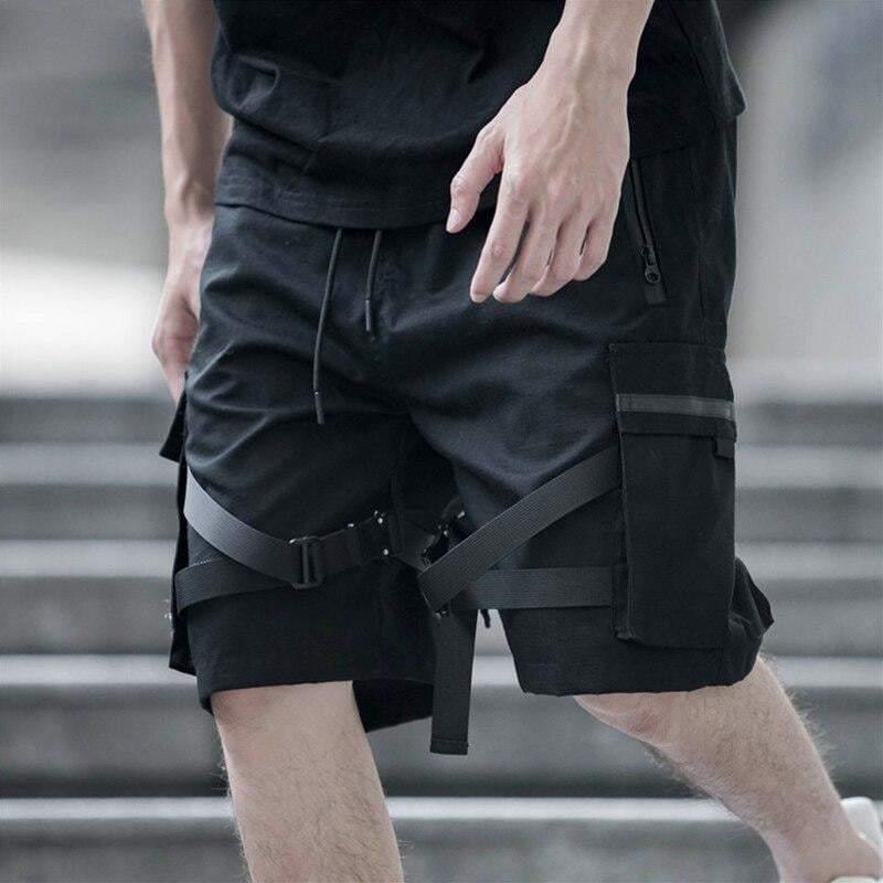 Versatile Ribbon Utility Shorts - utility shorts - Comfortable Ribbon Utility Shorts for Summer Adventures - View 3