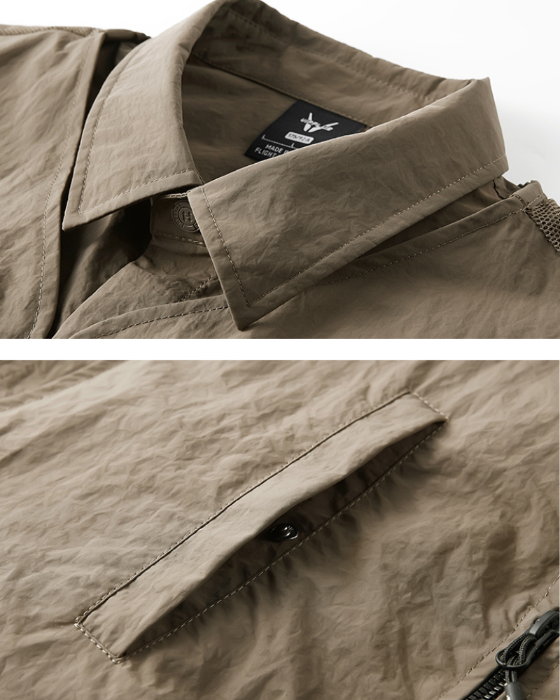 Versatile Short Sleeve Tech Shirt -  fake two-piece - Stylish Short Sleeve Tech Shirt for Everyday Comfort - View 6
