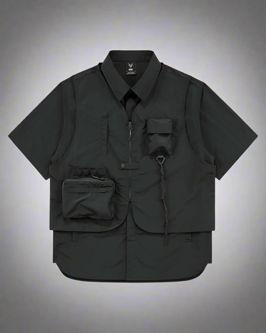 Versatile Short Sleeve Tech Shirt - short sleeve - Stylish Short Sleeve Tech Shirt for Everyday Comfort - View 2
