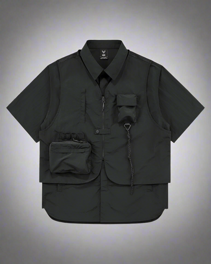 Versatile Short Sleeve Tech Shirt - short sleeve - Stylish Short Sleeve Tech Shirt for Everyday Comfort - View 2