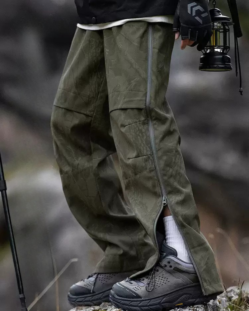 Versatile Side-Zipper Hiking Pants -  breathable hiking apparel - Side-Zipper Hiking Pants for All Outdoor Activities - View 3