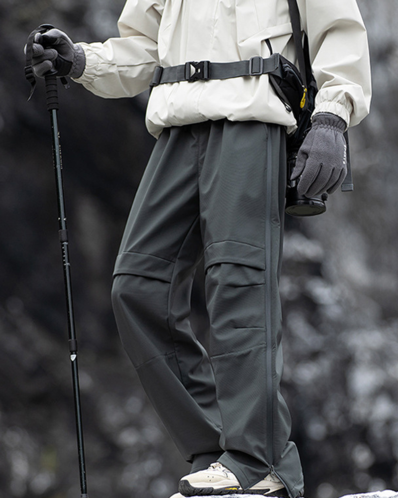 Versatile Side-Zipper Hiking Pants -  camping gear - Side-Zipper Hiking Pants for All Outdoor Activities - View 4
