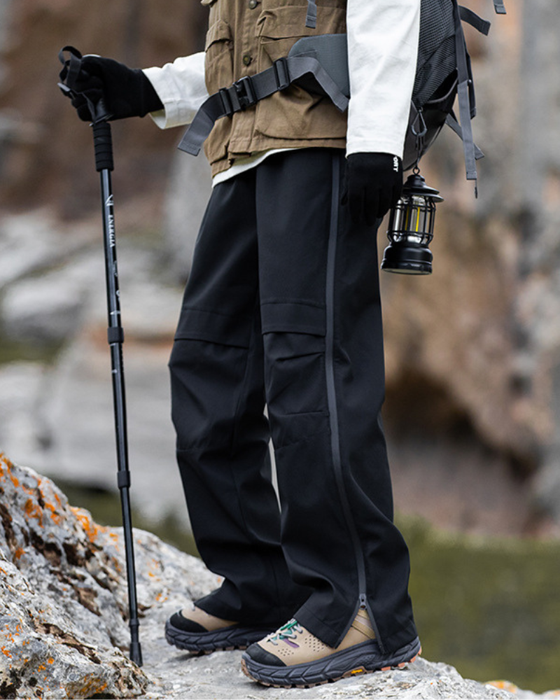 Versatile Side-Zipper Hiking Pants - rugged hiking pants - Side-Zipper Hiking Pants for All Outdoor Activities - View 2