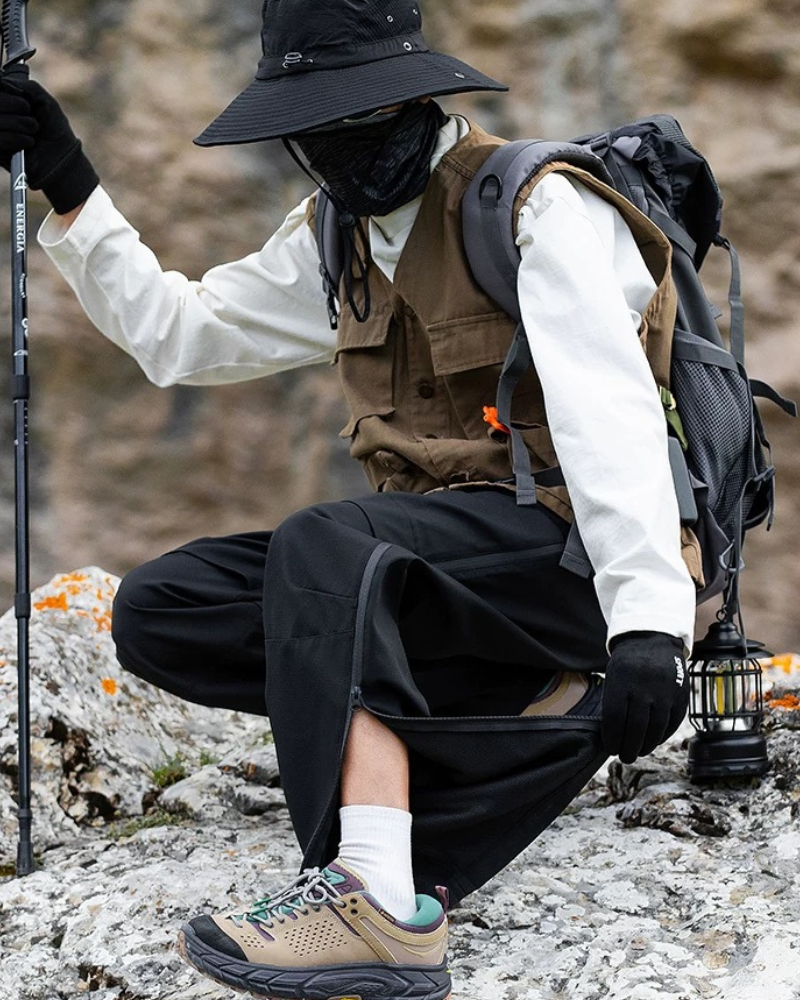 Versatile Side-Zipper Hiking Pants - rugged hiking pants - Side-Zipper Hiking Pants for All Outdoor Activities - View 9