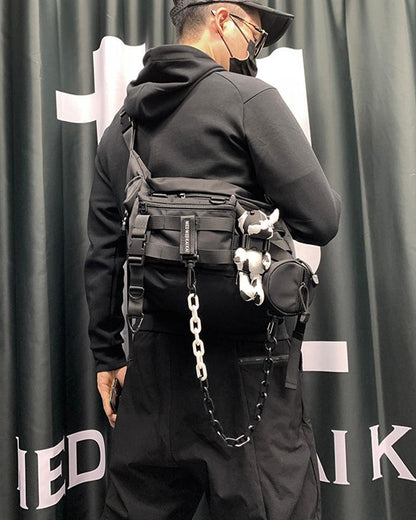 Versatile Sling Messenger Bag -  durable nylon bag - Versatile Sling Messenger Bag for Streetwear - View 3