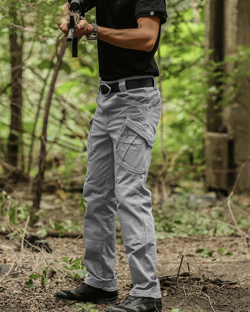 Versatile Stretch Cargo Trousers - techwear pants - Comfortable Stretch Cargo Trousers for Every Adventure - View 2