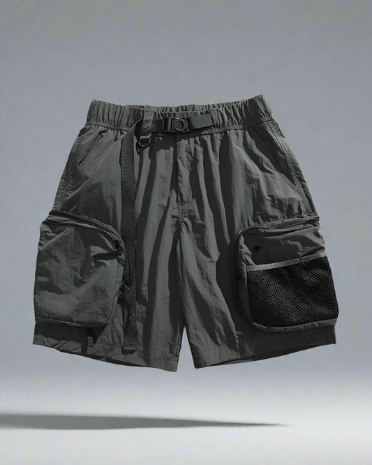 Versatile Summer Adventure Shorts - multi-pocket sports shorts - Functional Multi-Pocket Sports Shorts for Summer - Main view