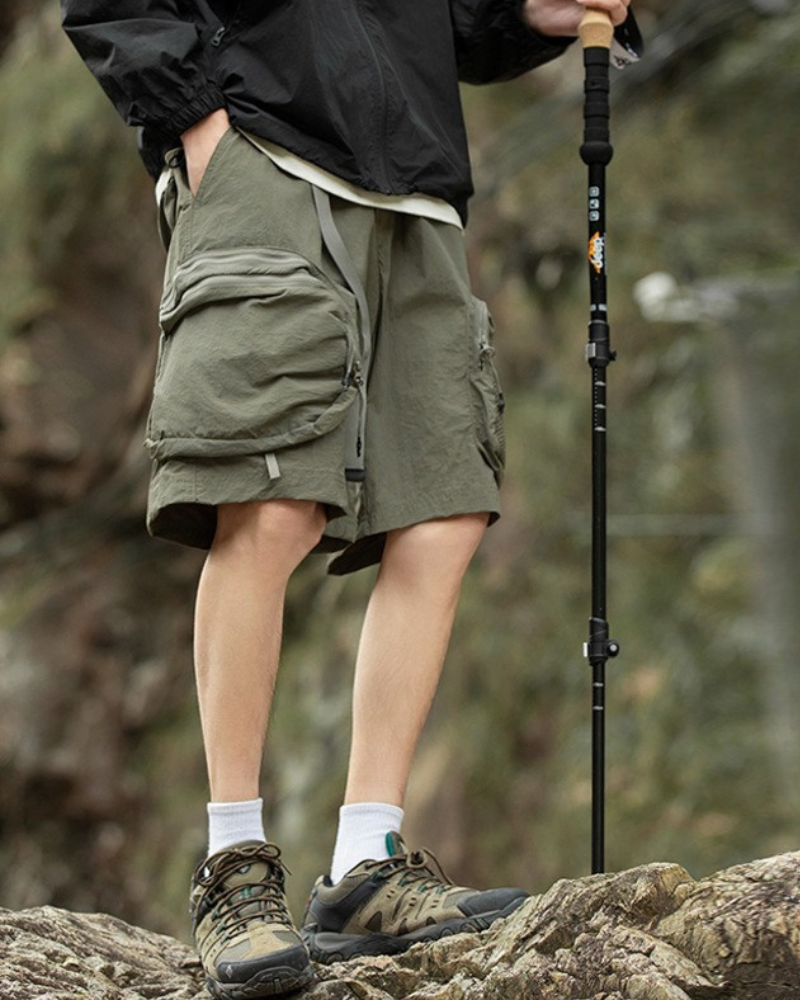 Versatile Summer Adventure Shorts -  waterproof shorts - Functional Multi-Pocket Sports Shorts for Summer - View 9